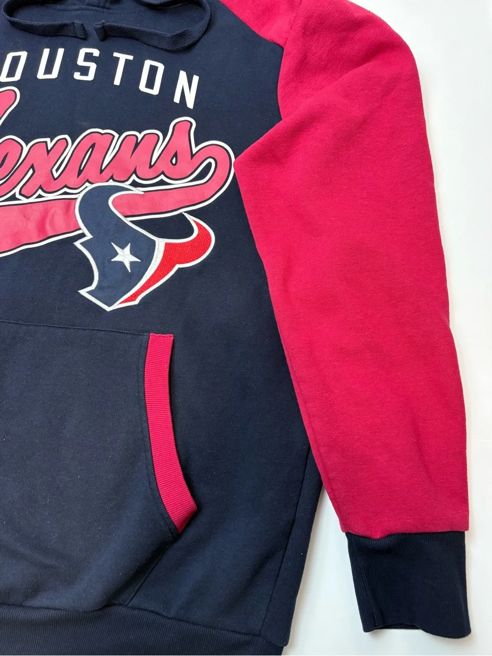 Houston Texans Men's Navy & Red Pullover Hoodie